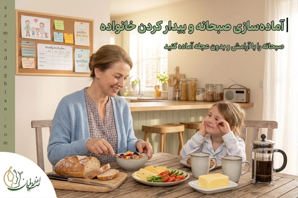 آماده-سازی-صبحانه-و-بیدار-کردن-خانواده
